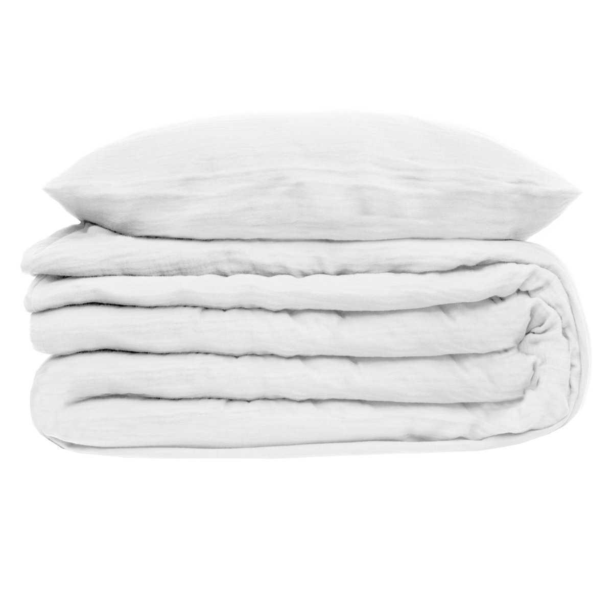 Bed linen set "Flora" White, 260x240 cm