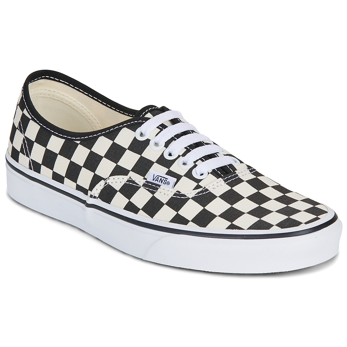 Vans - Authentic Y28 -  PRIMARY CHECK BLACK/WHITE - Black / White