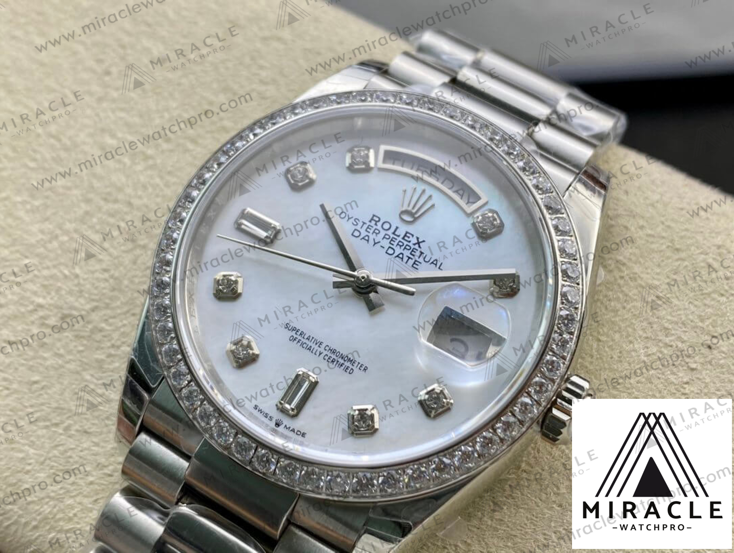 ROLEX-DAY DATE-REF.m128396tbr-0005-ELITE CLONE-36MM-Replica Watch