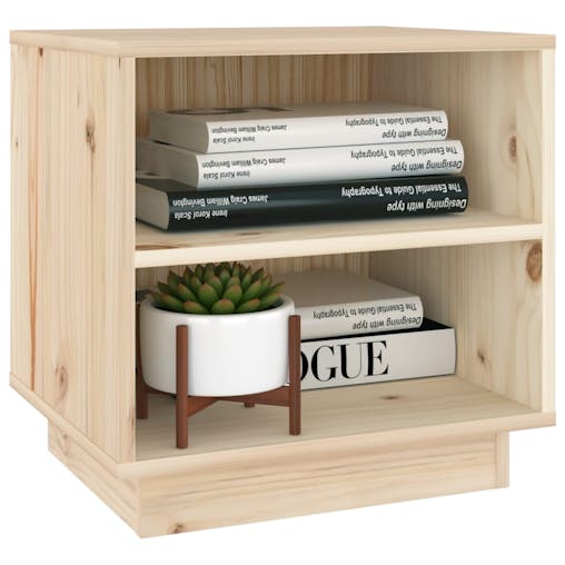 NNEVL Bedside Cabinets 2 pcs 40x34x40 cm Solid Wood Pine