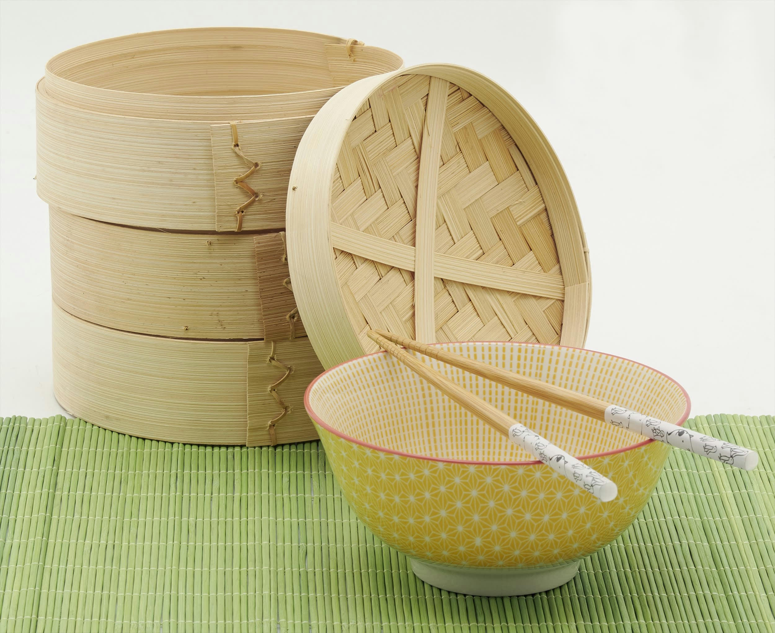 - Sets de table en bambou (lot de 4) vert