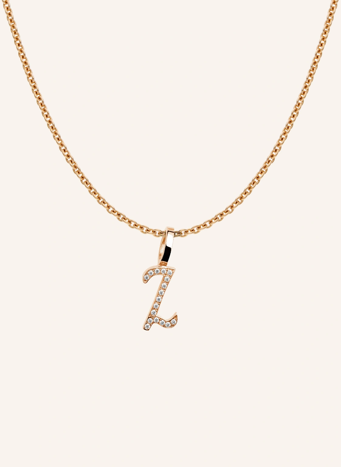 CADA Kette TINY DIAMOND LETTER Z
