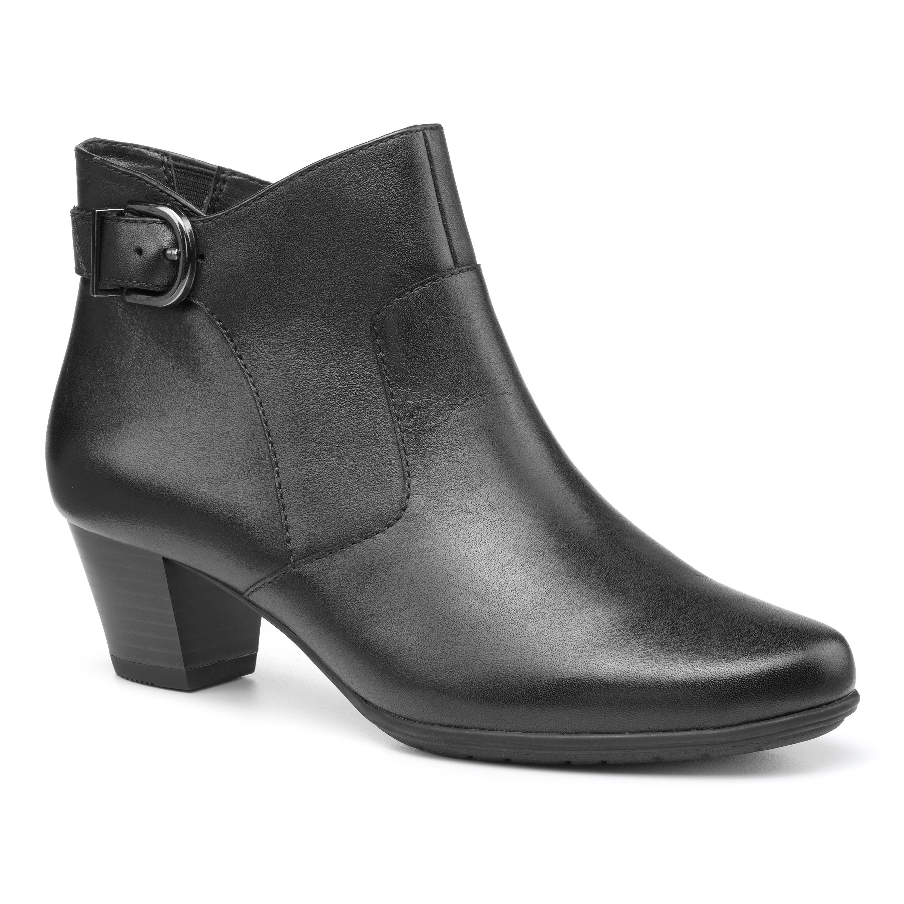 Hotter Wide Fit 'Addison' Block Heel Boots