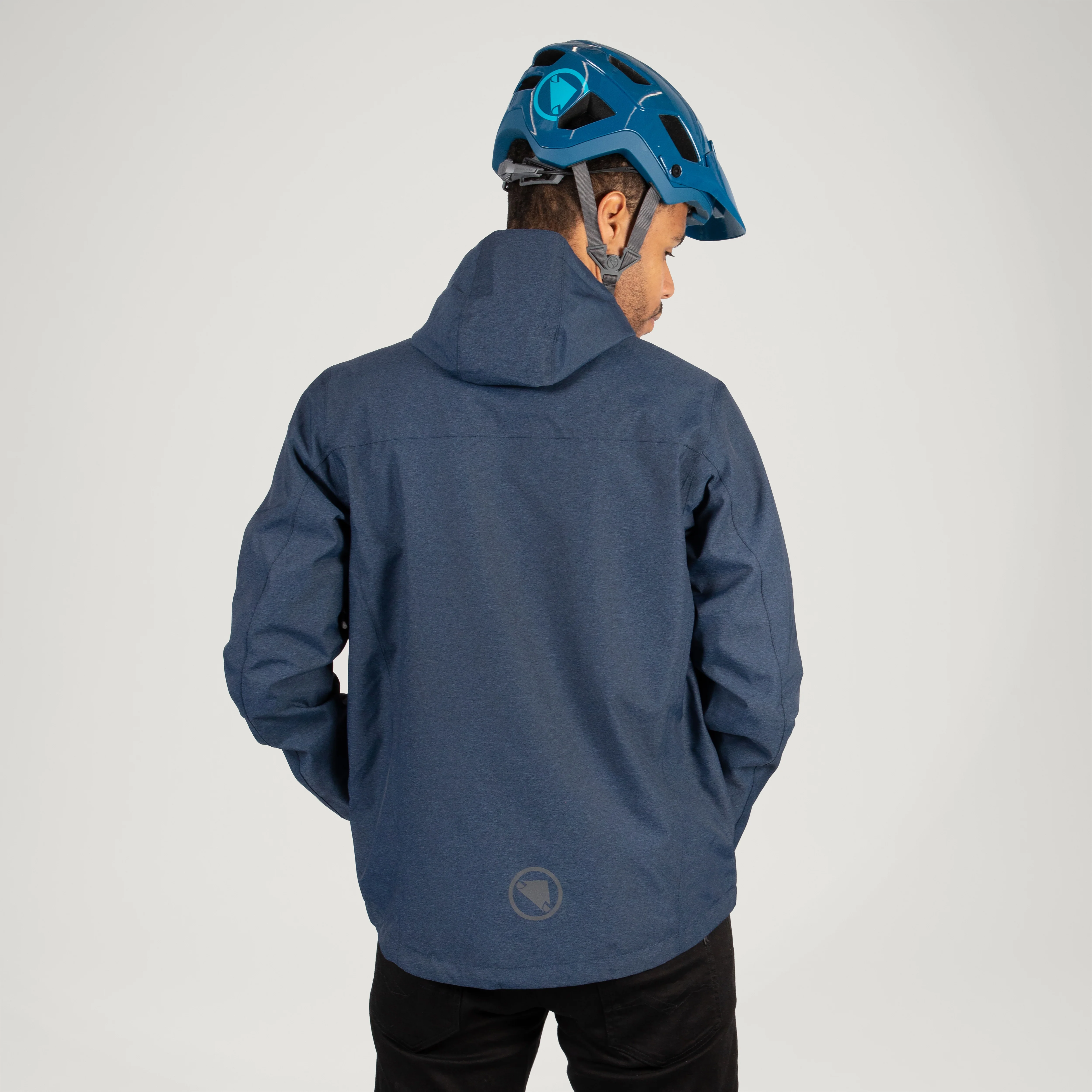 Men's Hummvee Waterproof Hooded Jacket - Ink Blue
