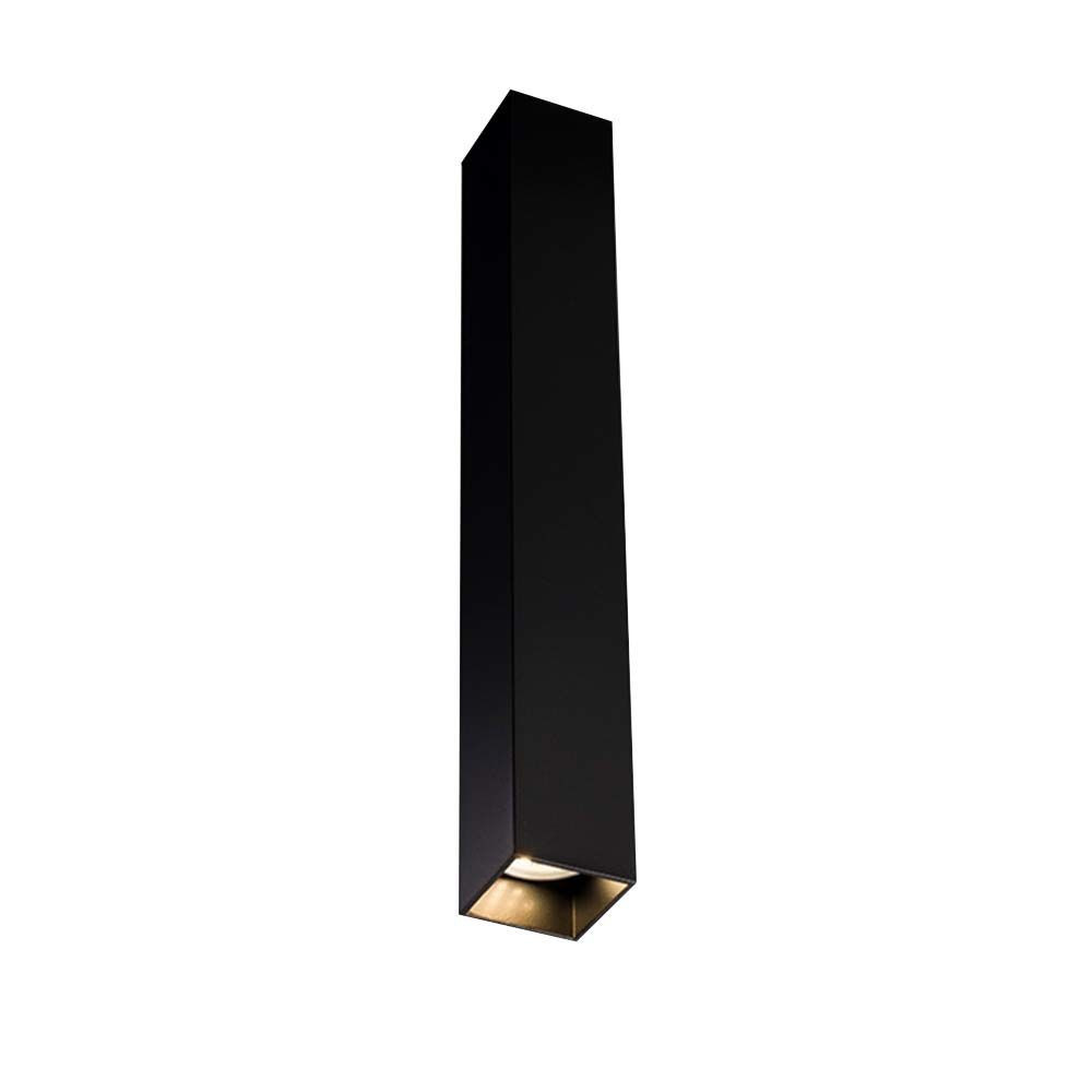 Spot reflektor kwadratowy czarny DOHA 1xGU10x4W wym:30x4x4cm IP20 Shilo