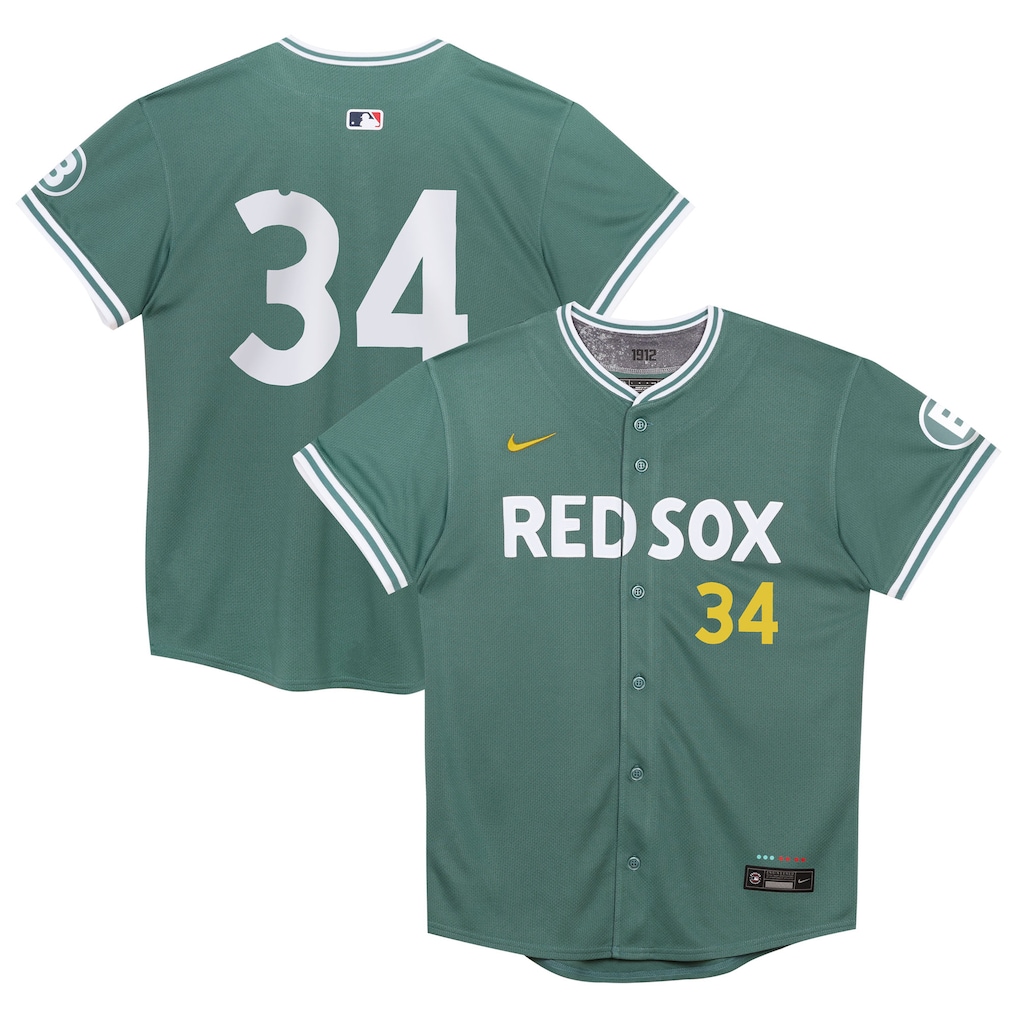 David Ortiz Boston Red Sox Nike Preschool 2025 City Connect Limited Retired Player Jersey - Green