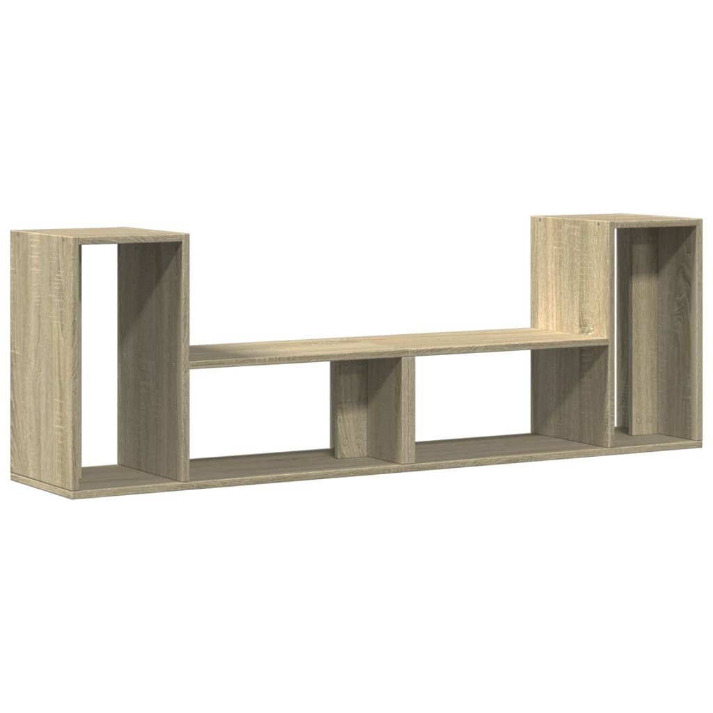 Szafka Pod Telewizor Półka Stolik RTV Brązowy 75x30x50 cm