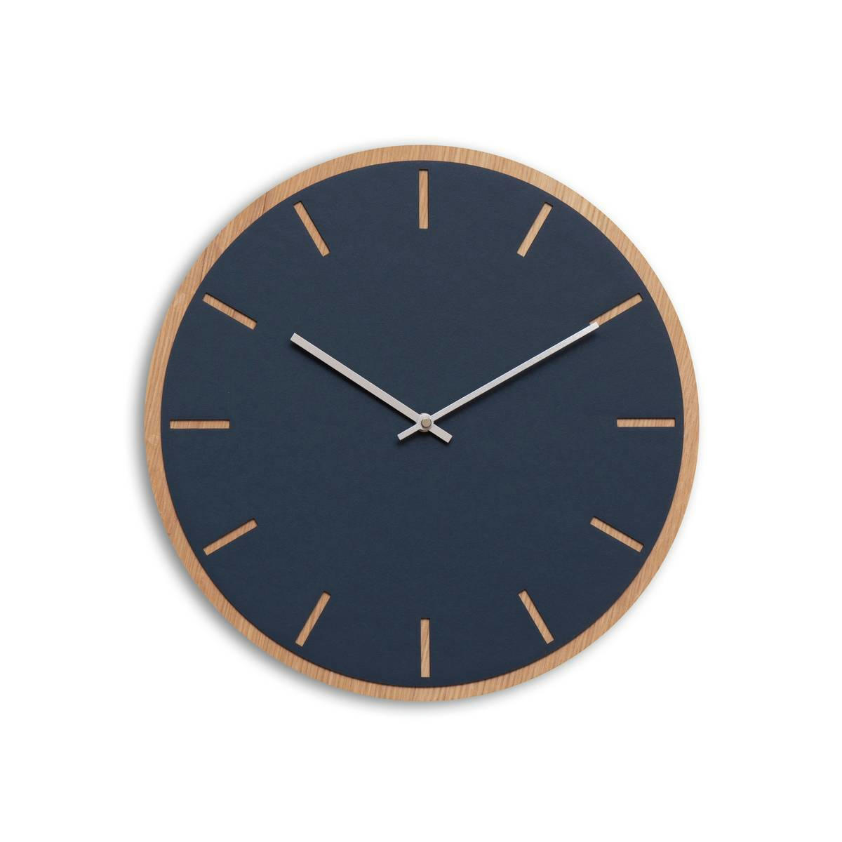 - Horloge murale en linoléum bleu D38cm