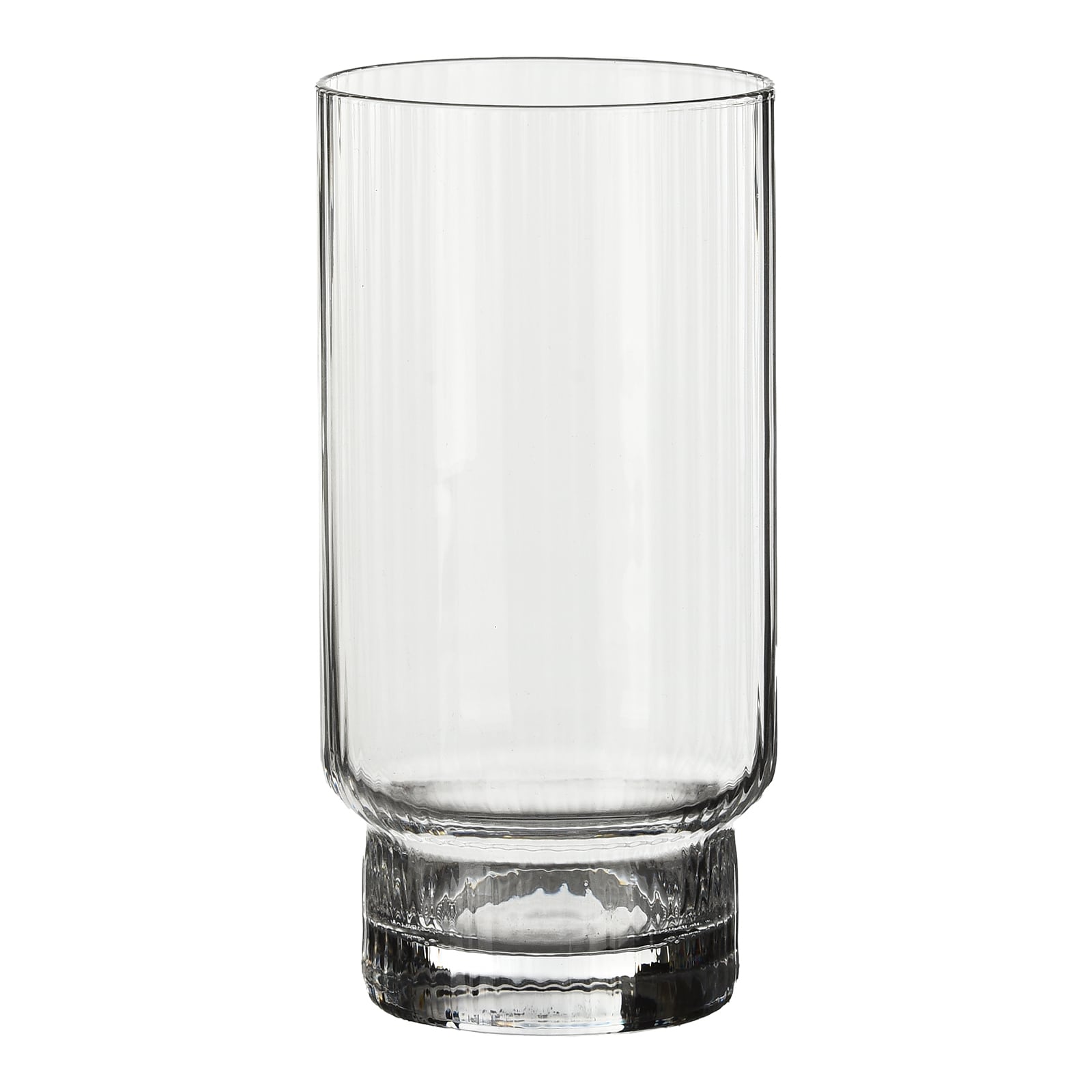 Wasserglas Riffle Klar, ⌀ 7 cm, H 140 mm