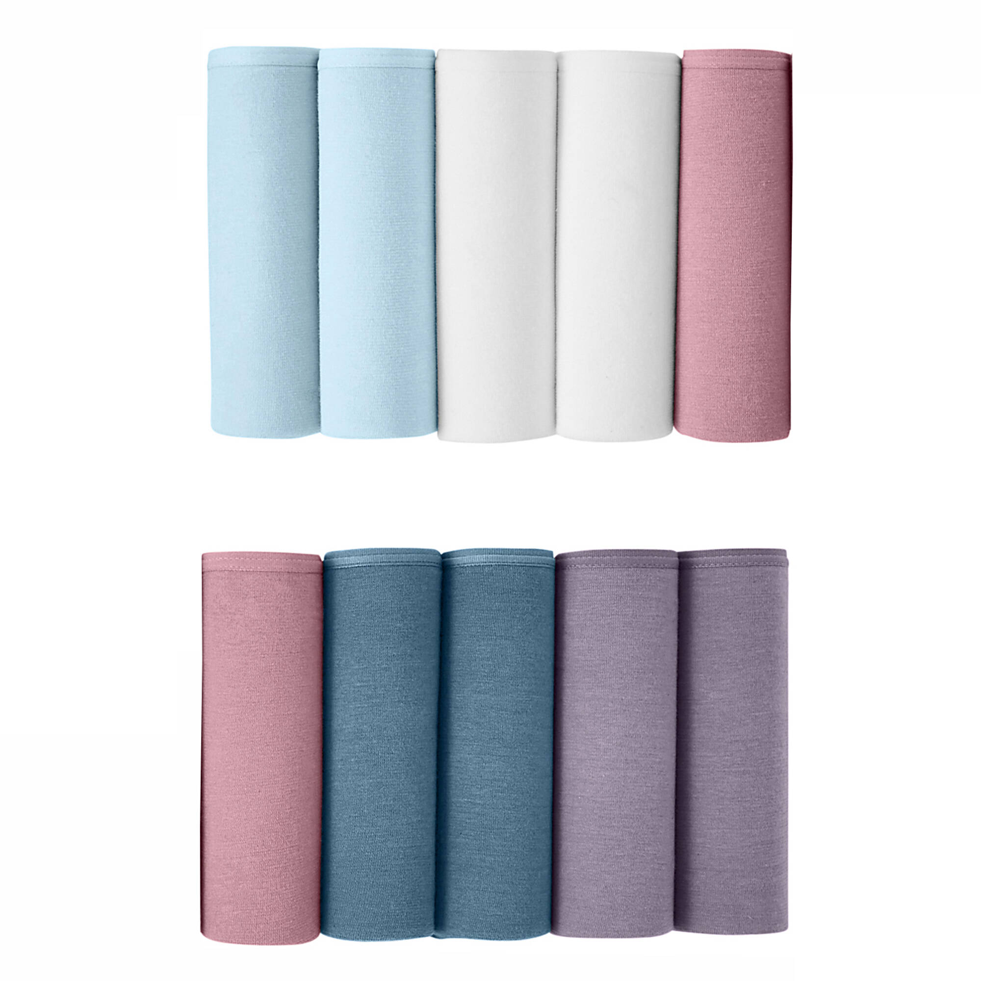 Boxer en coton extensible uni &ndash; Lot de 10