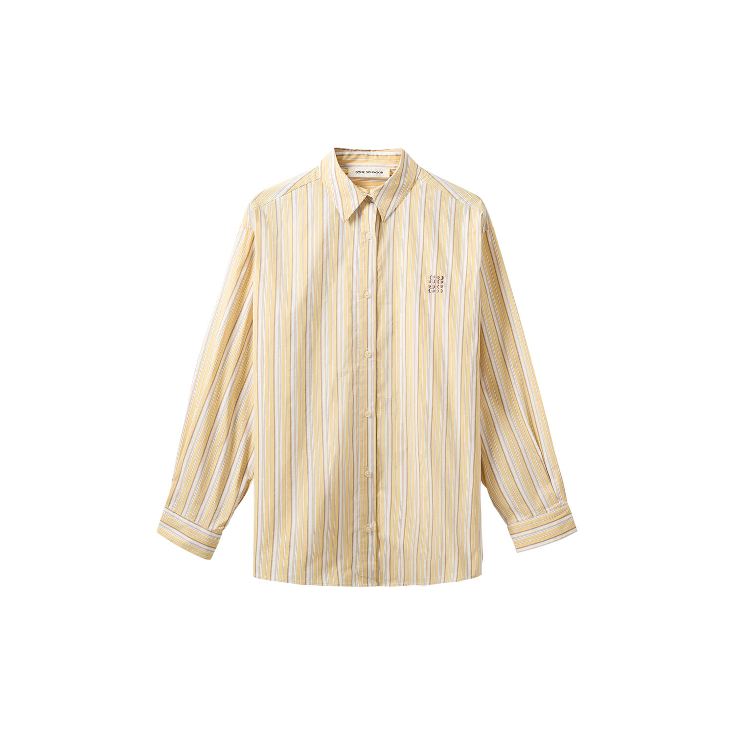 MERCYSW OVERSIZED SHIRT, light yellow
