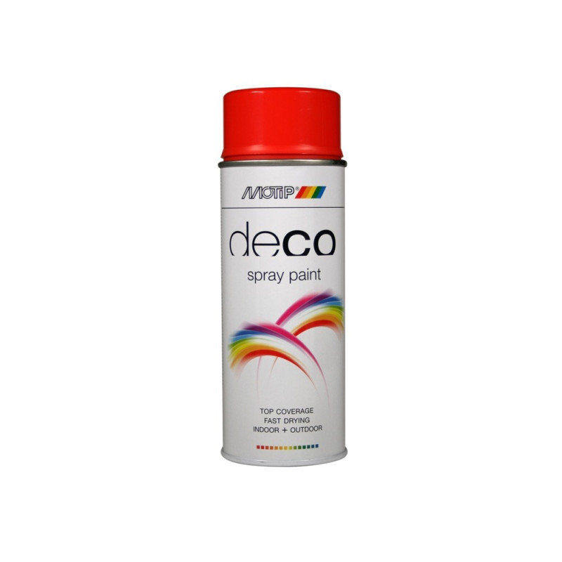 Peinture Deco Paint orange sanguine brillante 0,4 L MOTIP