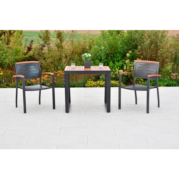 Balkonset »Tinos«, 3 tlg., 2 Sitzplätze, Aluminium