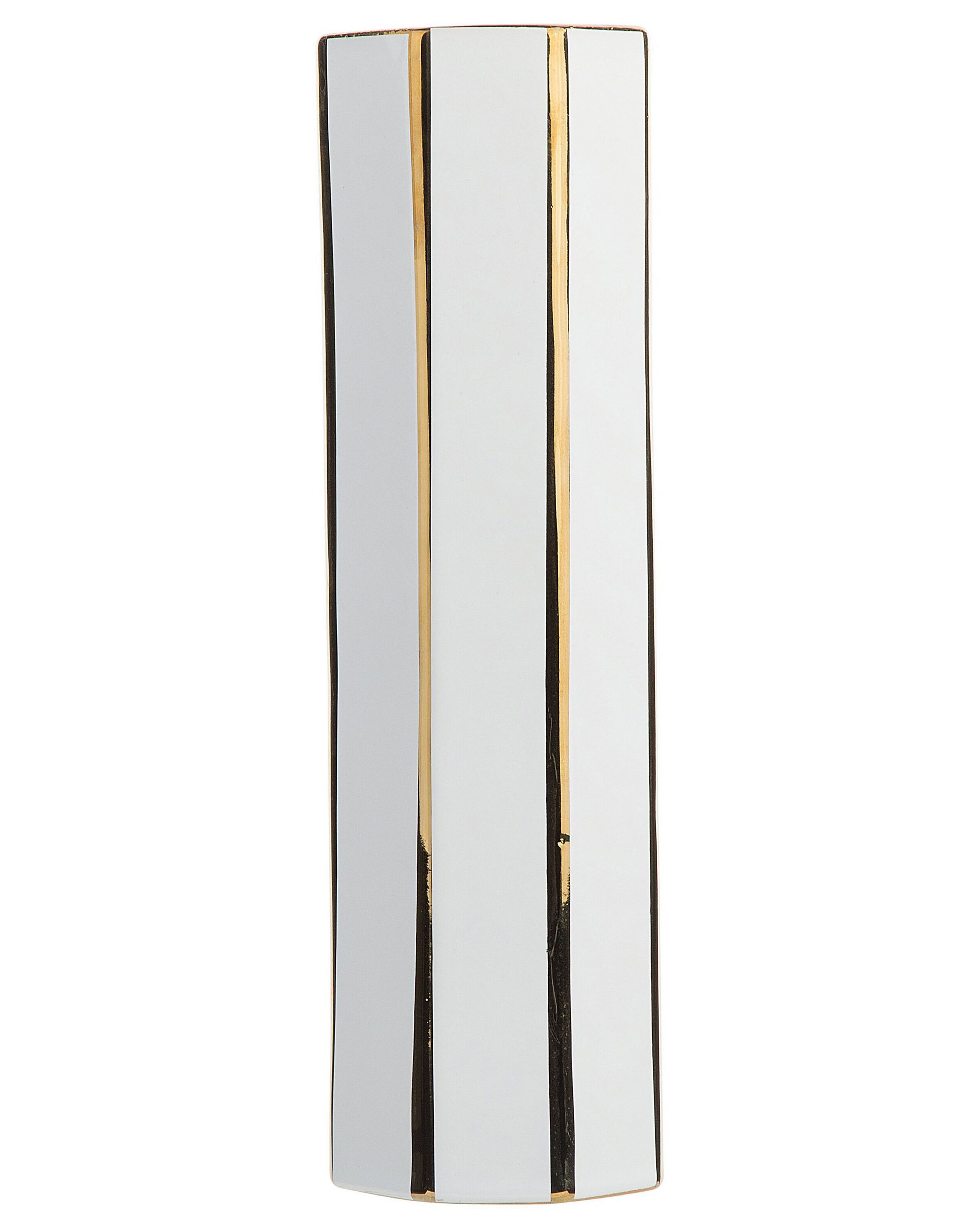 Wazon na kwiaty 40 cm ceramiczny biały