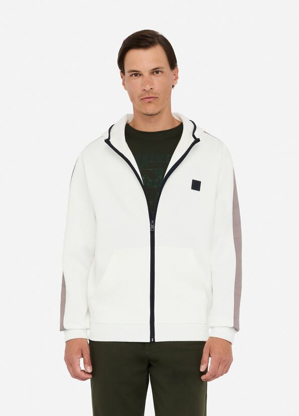 Felpa con cappuccio e zip