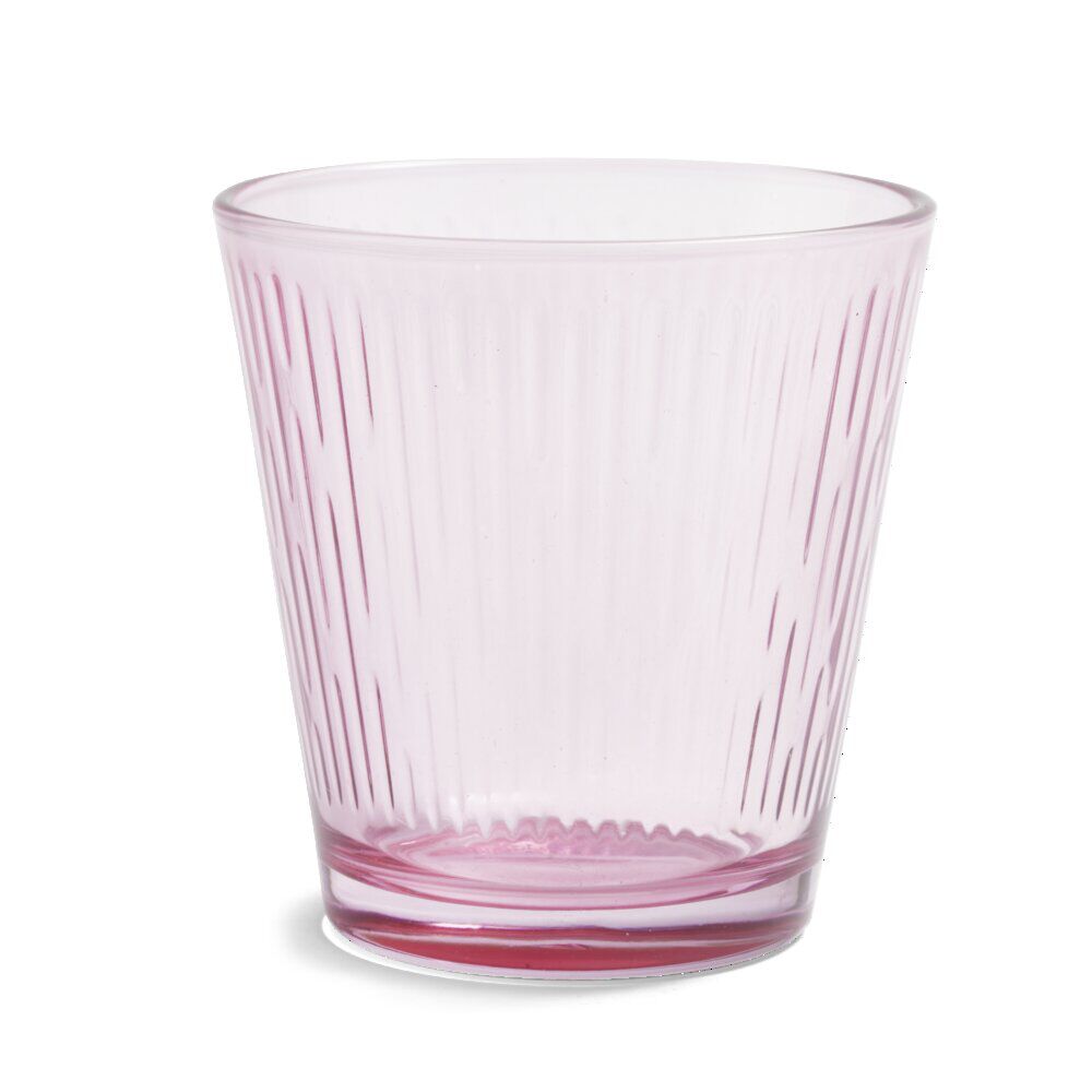 Lot de 4 gobelets en verre Nora coloré transparent 25,5cl