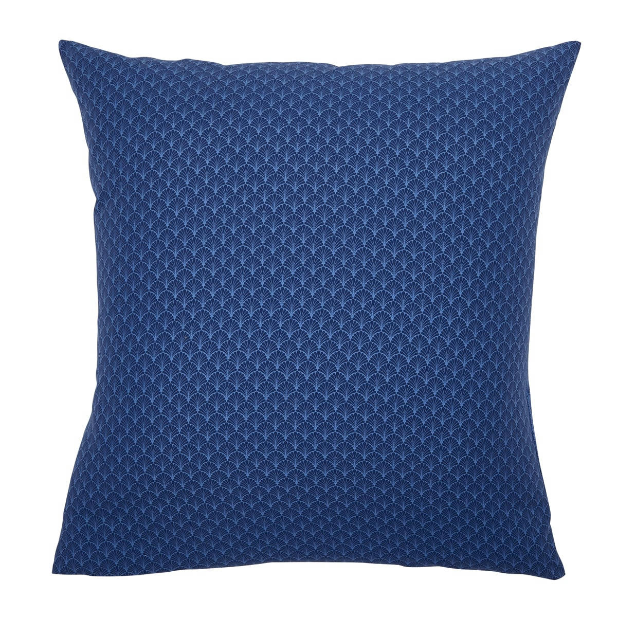 CAMILLE MARINE - Taie d'oreiller en bambou bleu marine 63x63