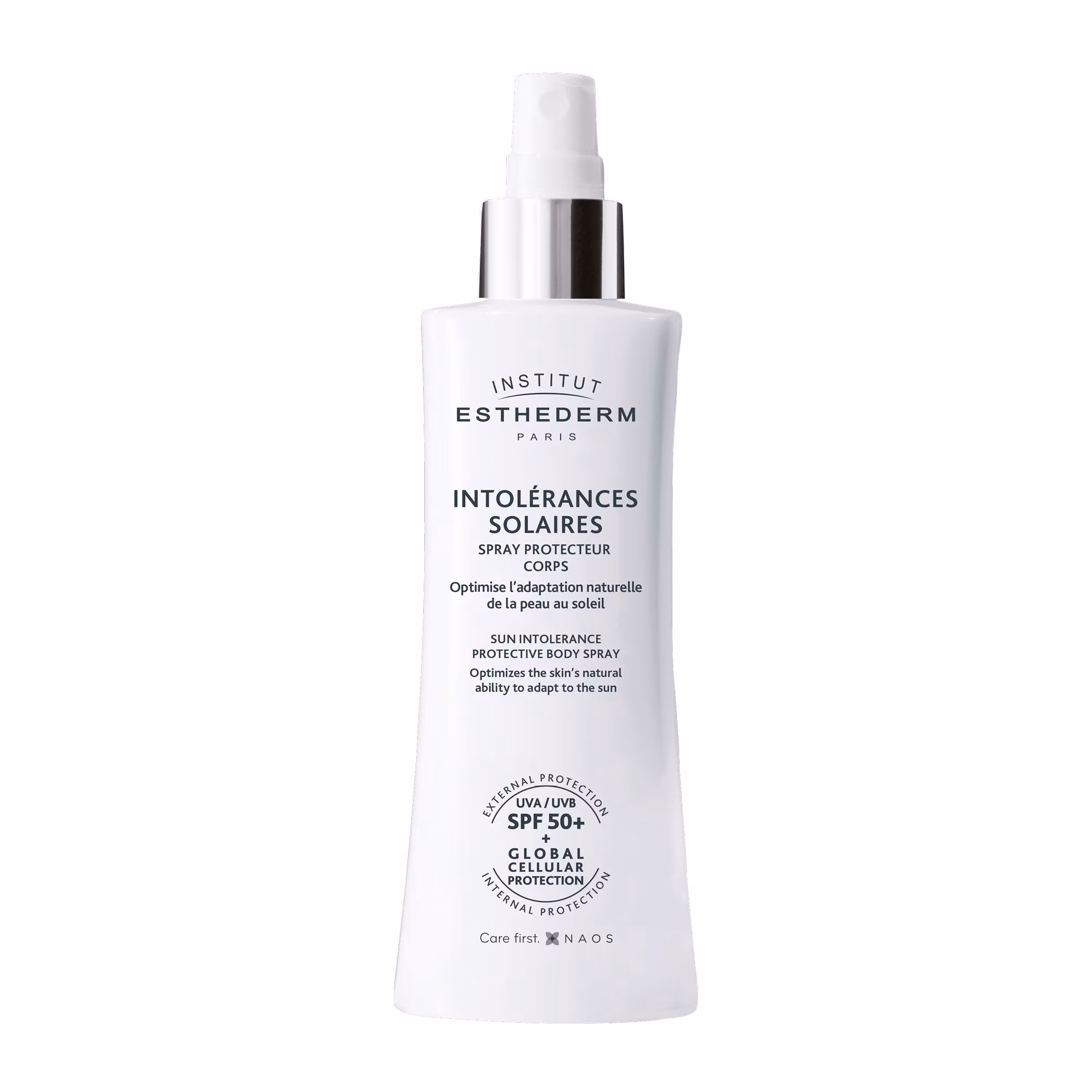 SOLAIRE CORPSSpray solaire corps peau intolérante allergique spf50+
