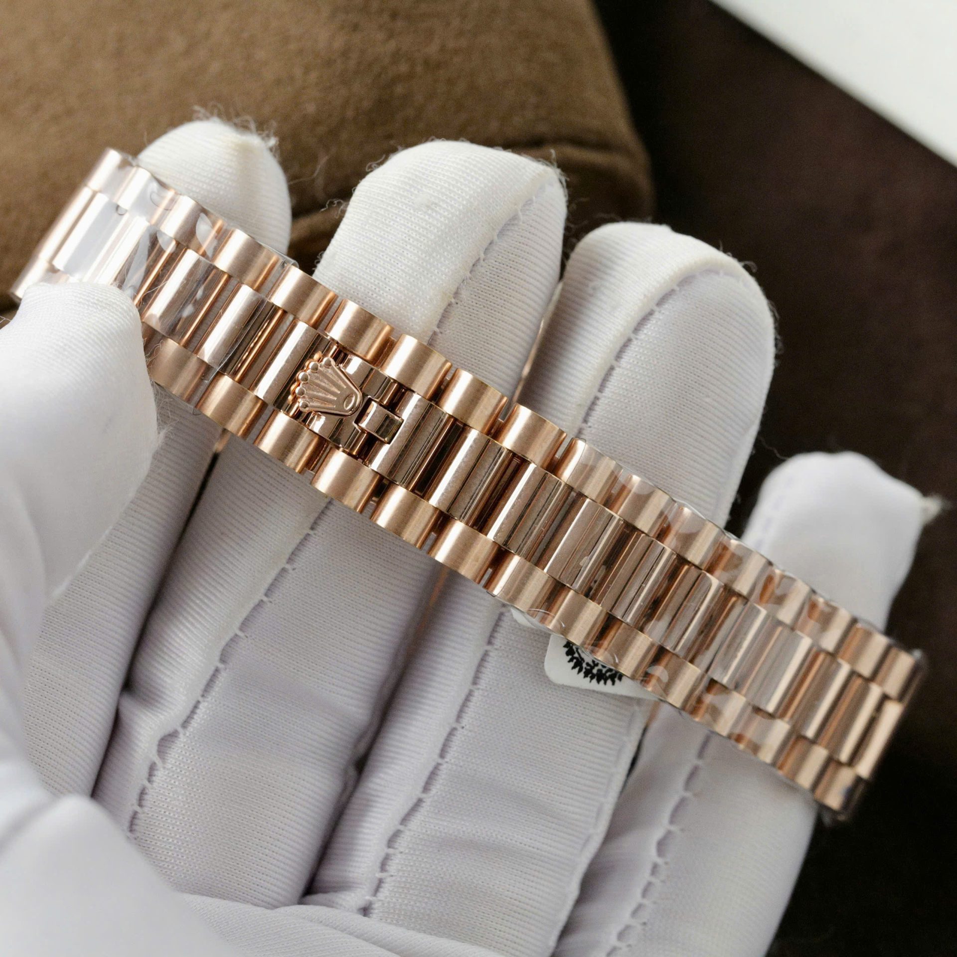 Rolex Datejust RG Plated Diamond Dial Baguette Diamond 31mm Super Clone