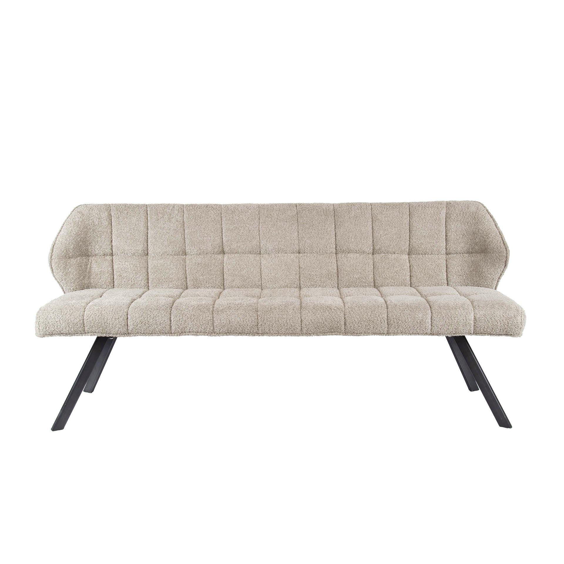 Banc en bouclette sable 180 cm MELBOURNE