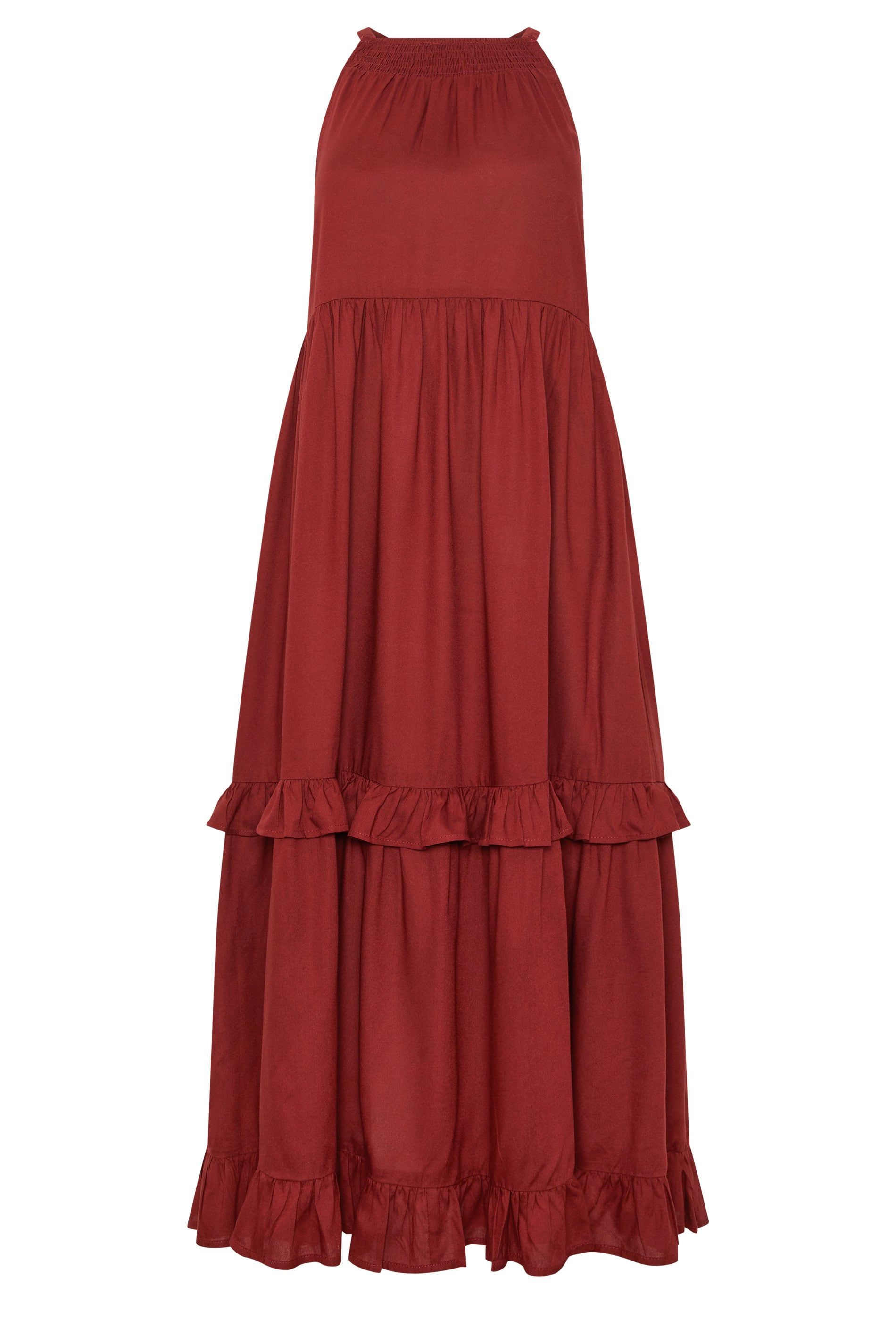 PixieGirl Petite Halter Neck Maxi Dress