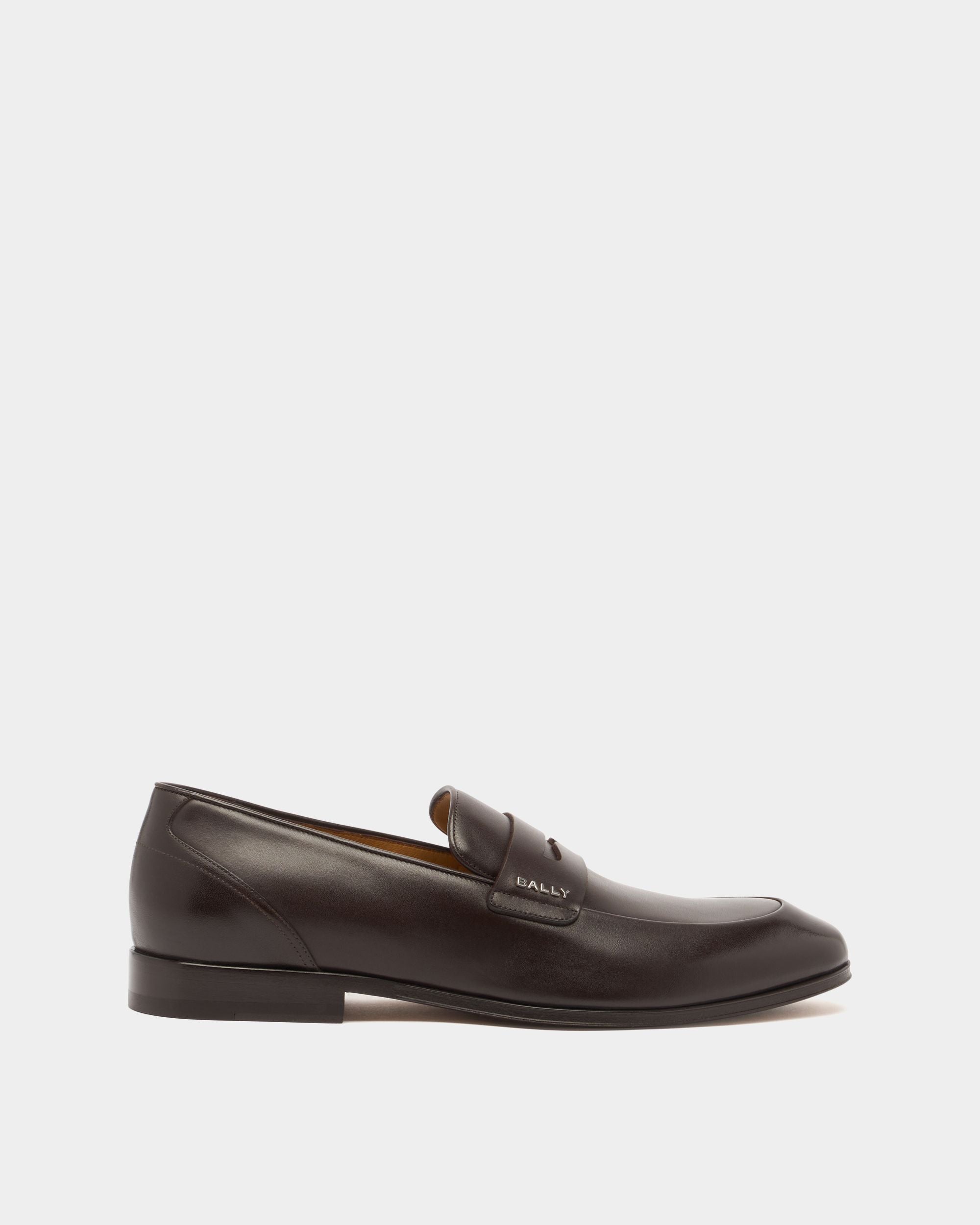 Regent Loafer aus Leder in Ebenholzschwarz