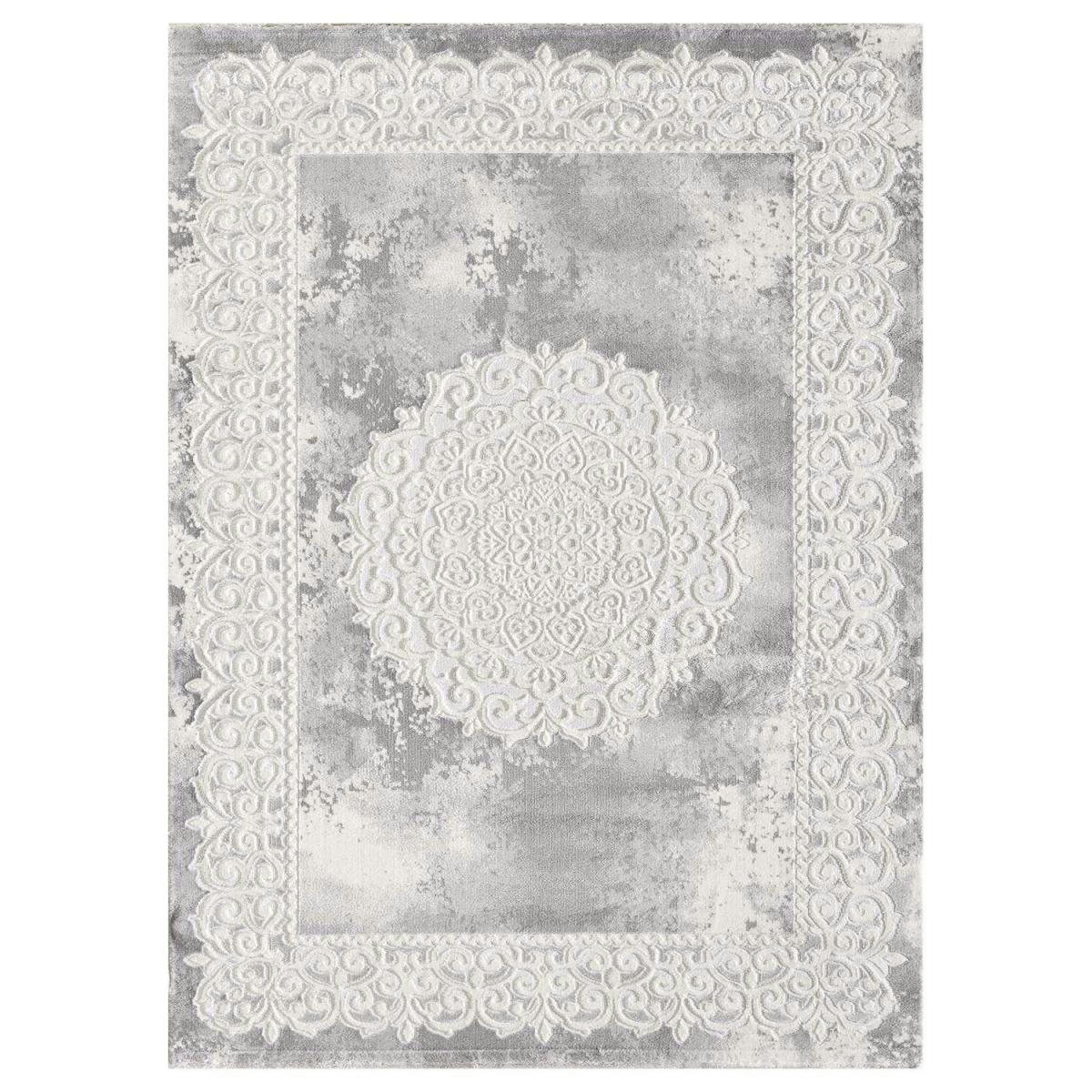 KHY BALROD - Tapis orient style gris 80x300