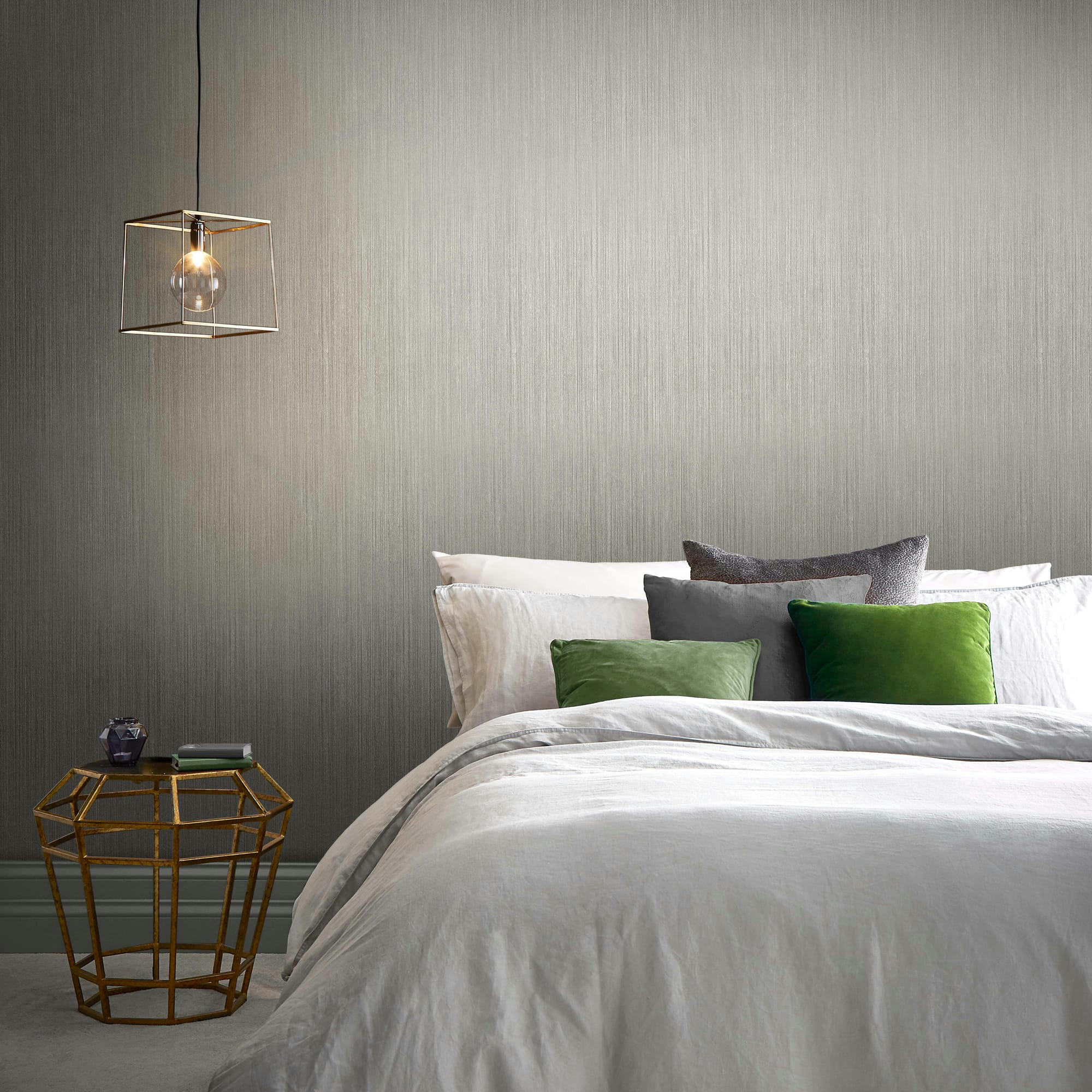 - papier peint lustre argent 1005x52cm