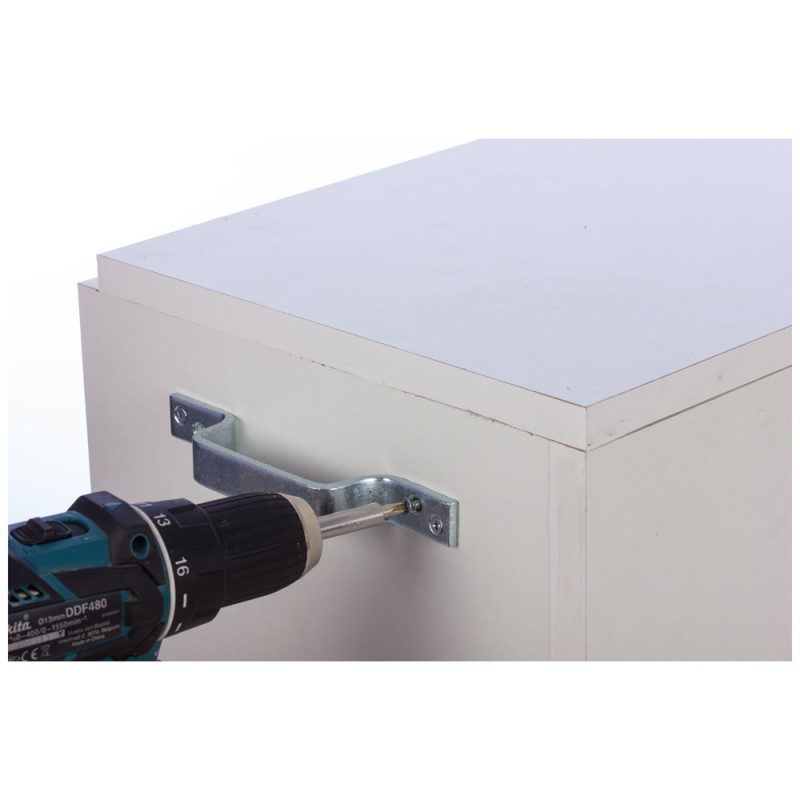 Poignée de tirage en acier zingué 170 mm TEKNIBOX