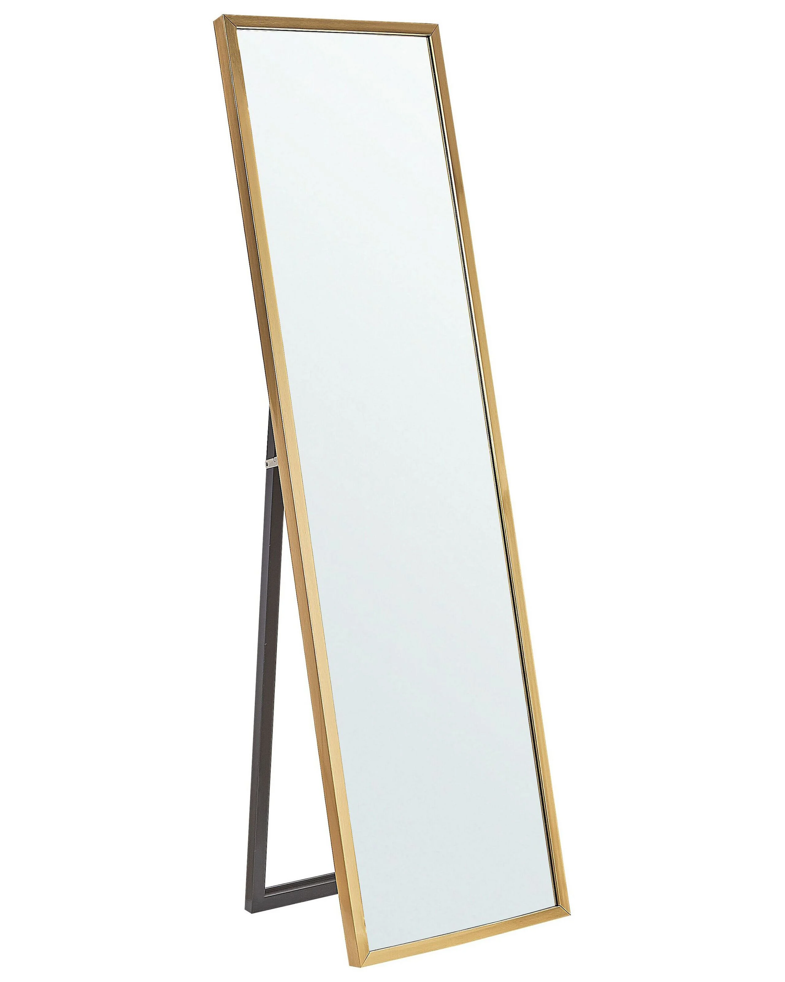Lustro stojące z ramą 40x140 złote