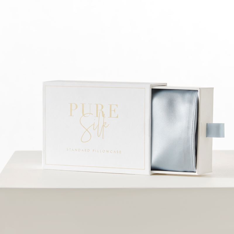 Pure Silk Soft Blue Pillowcase