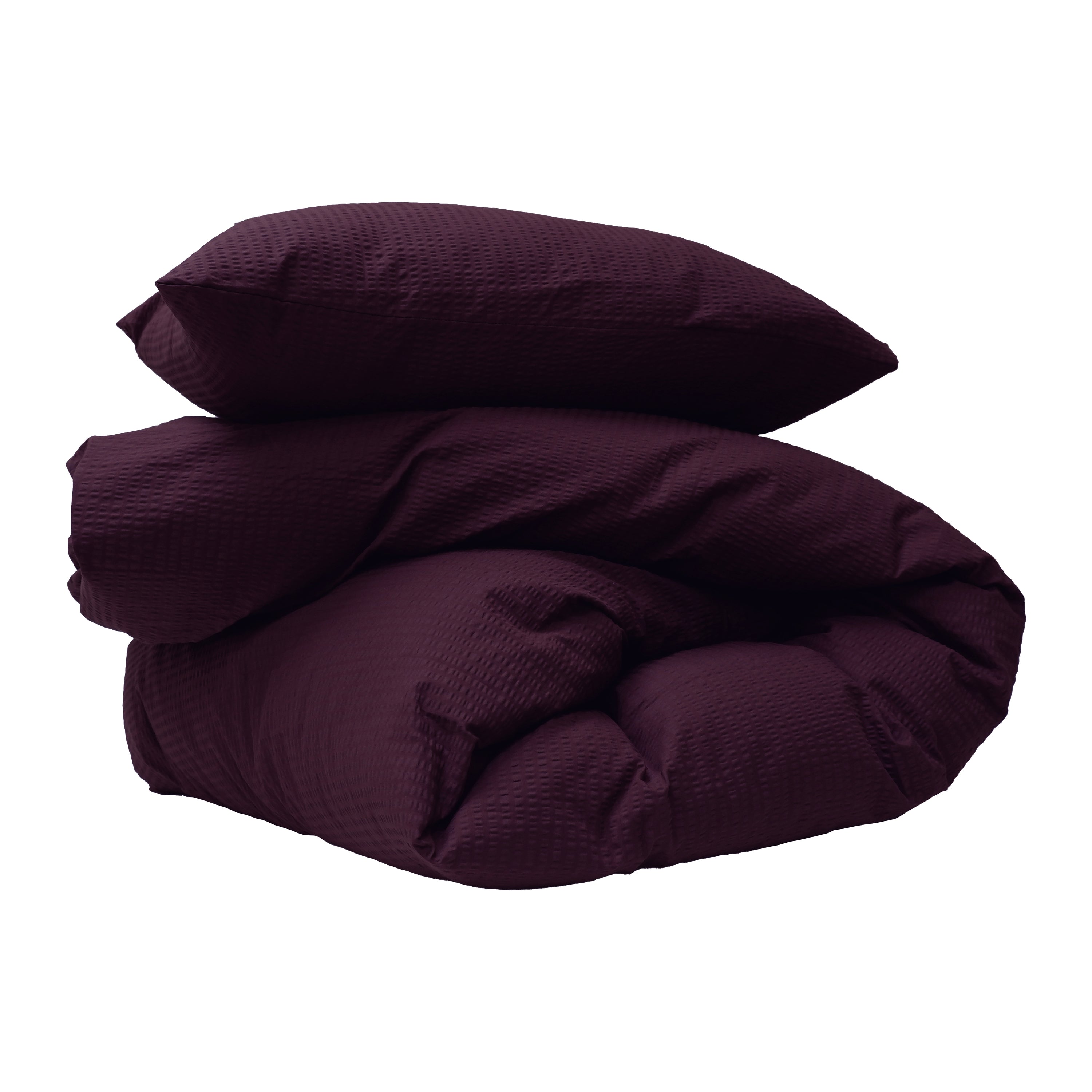 Crisp Sheets Plum Dekbedovertrek 240 x 220 cm - Paars