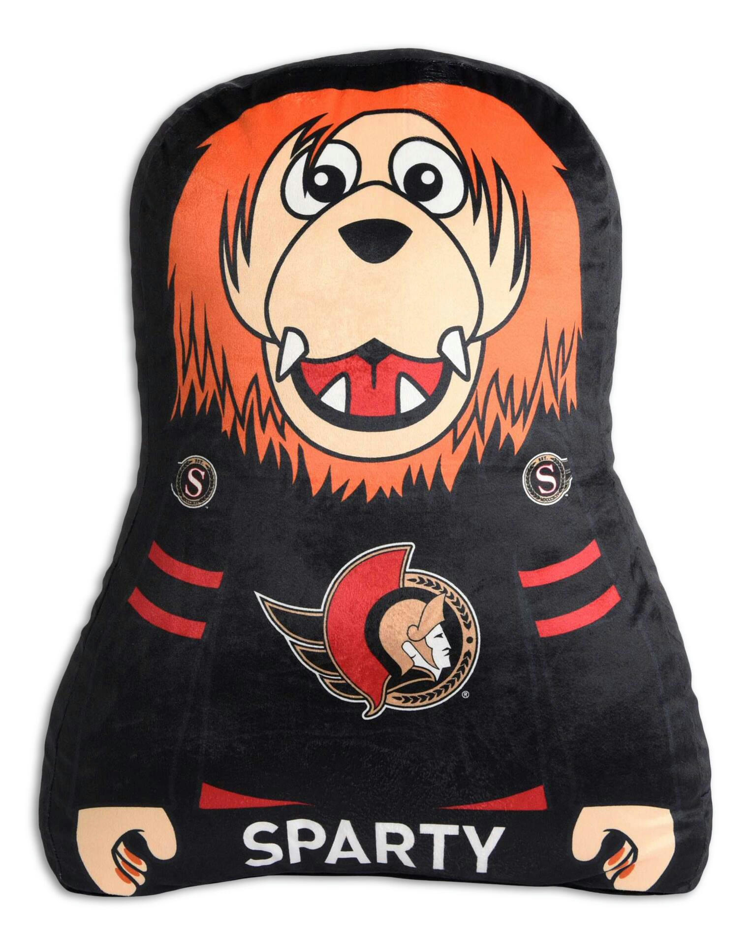 NHL Ottawa Senators Sparty Mascot Pillow