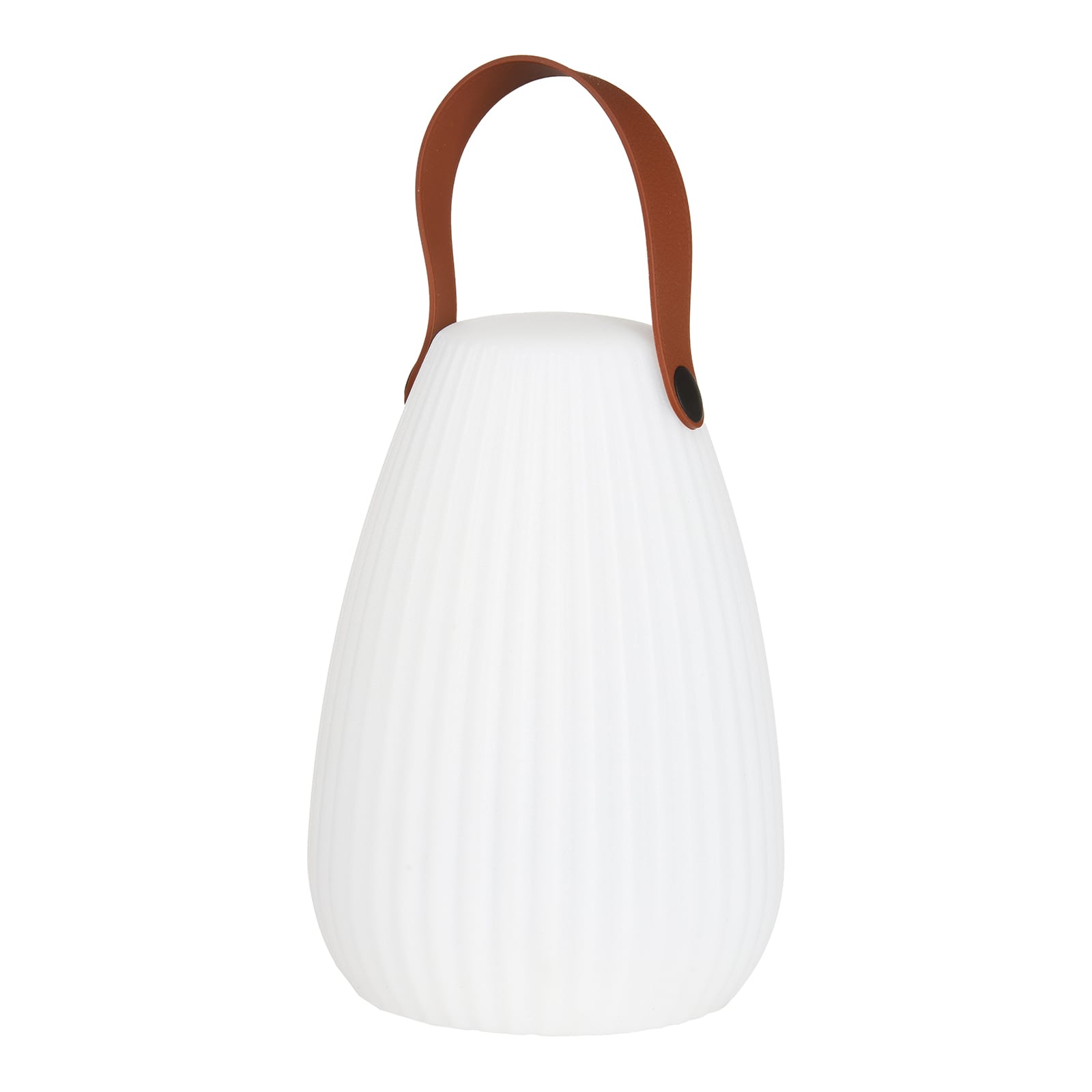 LED-Tischleuchte Streifen Weiß, ⌀ 14 cm, H 200 mm