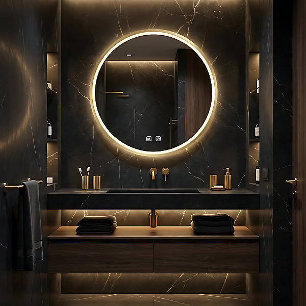 Miroir Rea Led P11395 Mmj Rose Gold 60Cm 60 x 60 x 60 cm