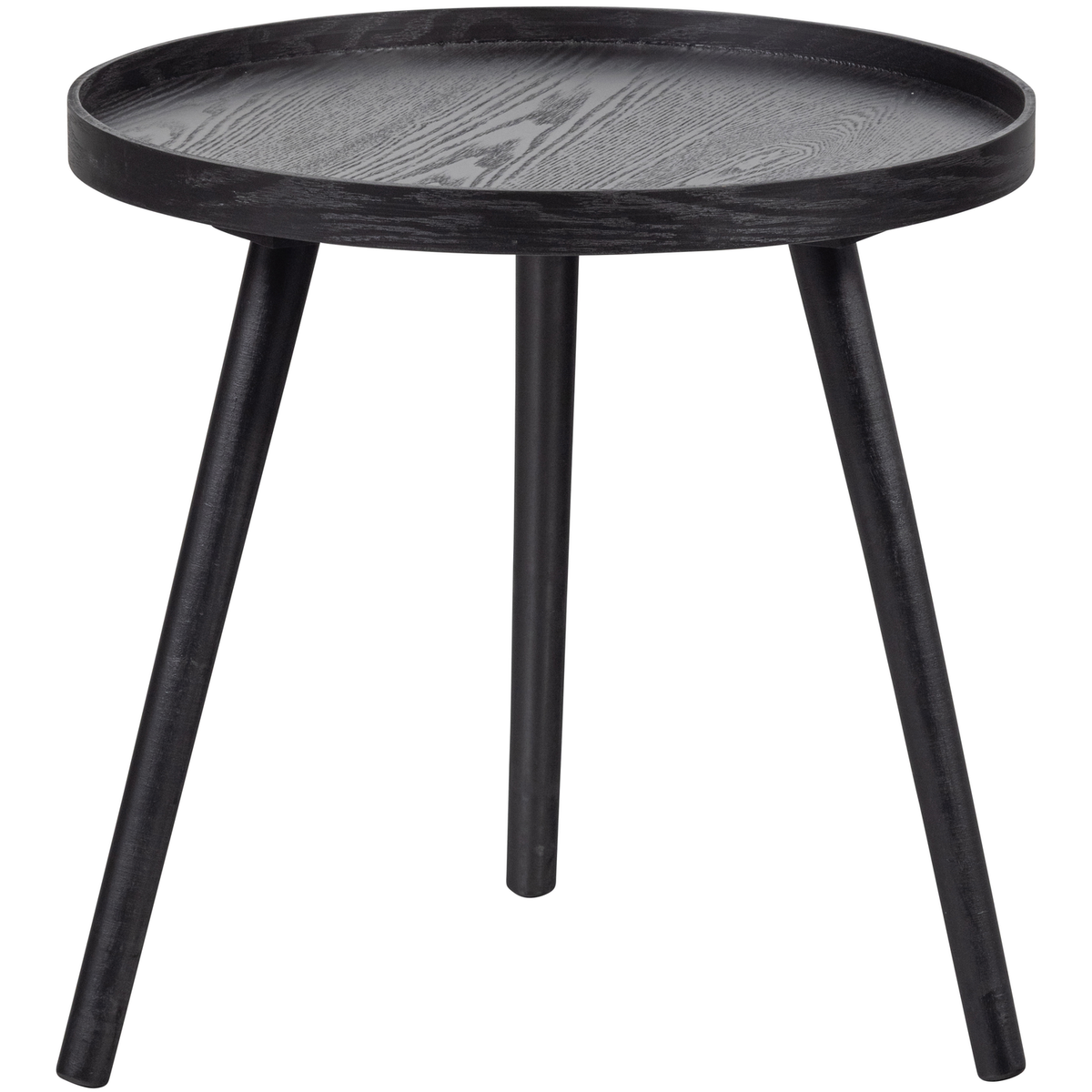 WOOOD bijzettafel Mesa- Hout - Zwart - 45x45x45