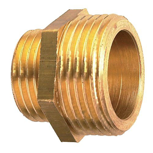 Mamelon réduit double mâle 33/42X 20/27 laiton - GARIS - D050045