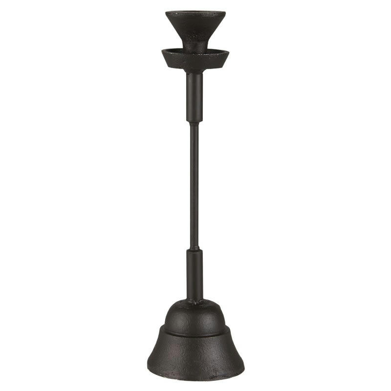 - Bougeoir Métal Noir 9X9