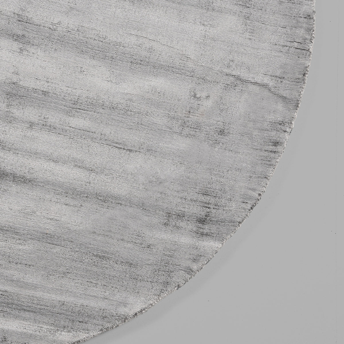 LABEL51 Vloerkleed Velvy - Grijs - Ø200x1,2cm