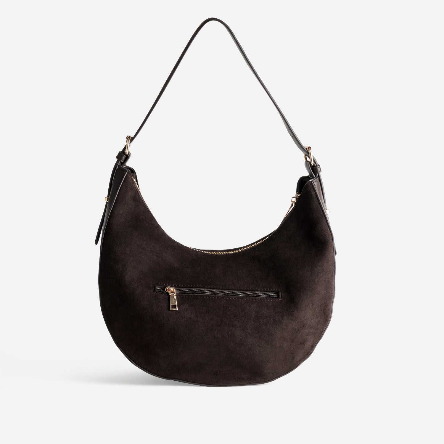 Sac besace marron suédé