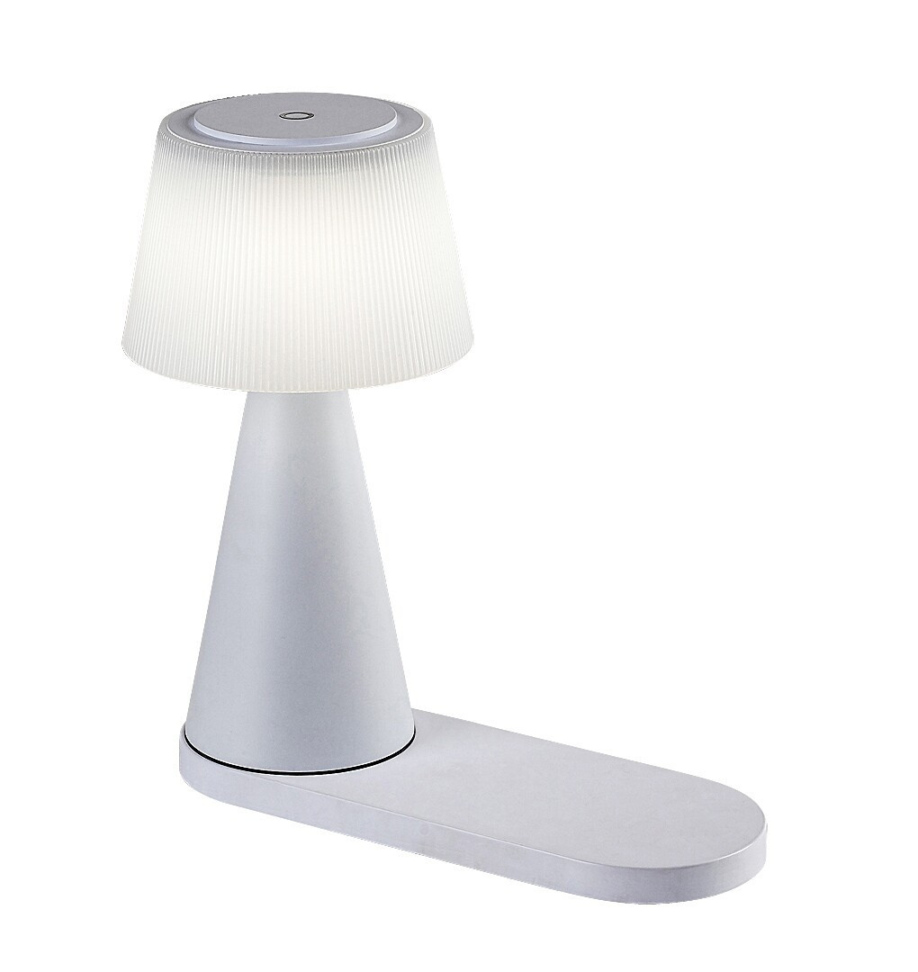 Lampa stołowa akumulatorowa ZAVIER biała LED 5W wys:26cm Rabalux
