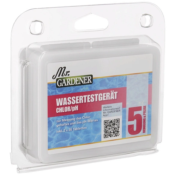Wassertestgerät, BxH: 4 x 12,5 cm, für Schwimmbecken und Pools