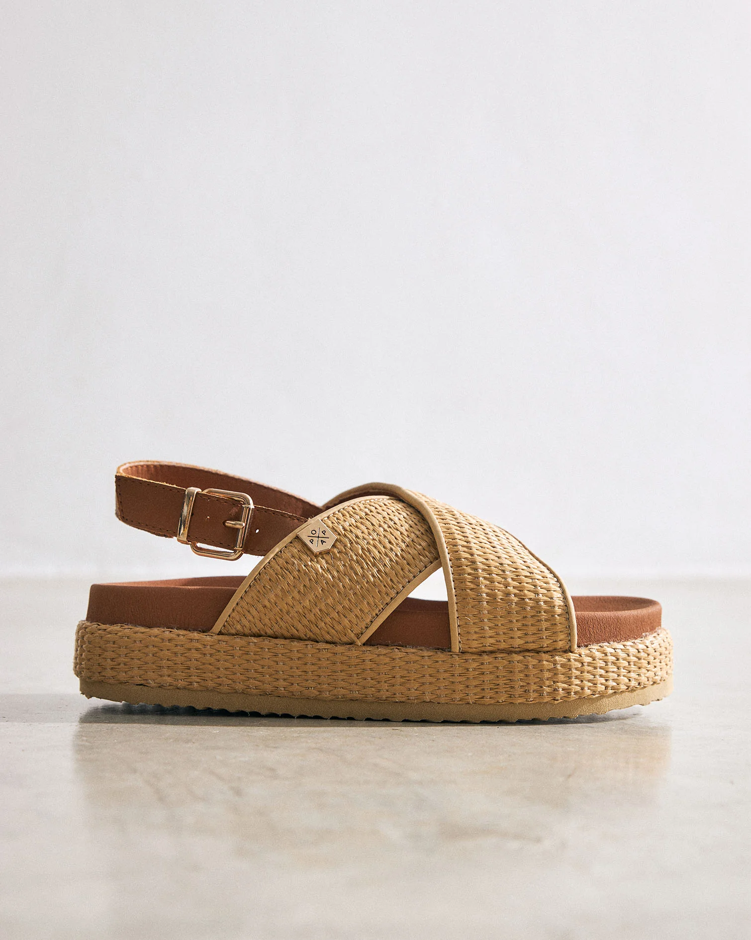 Sandalia Basset Beige
