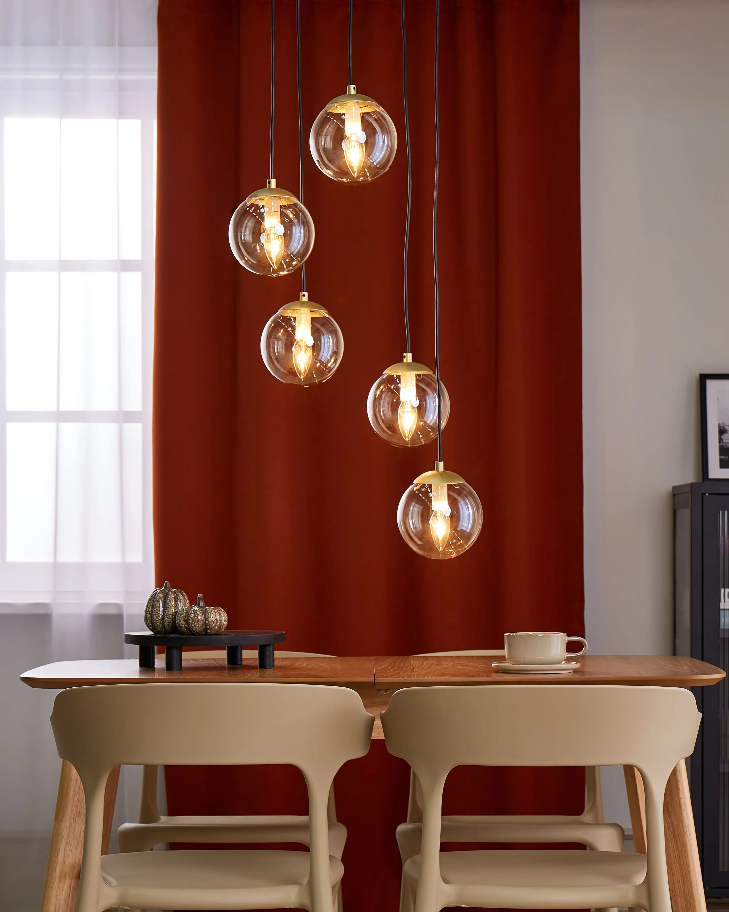 Pendant Lamp NOEL Glass Gold
