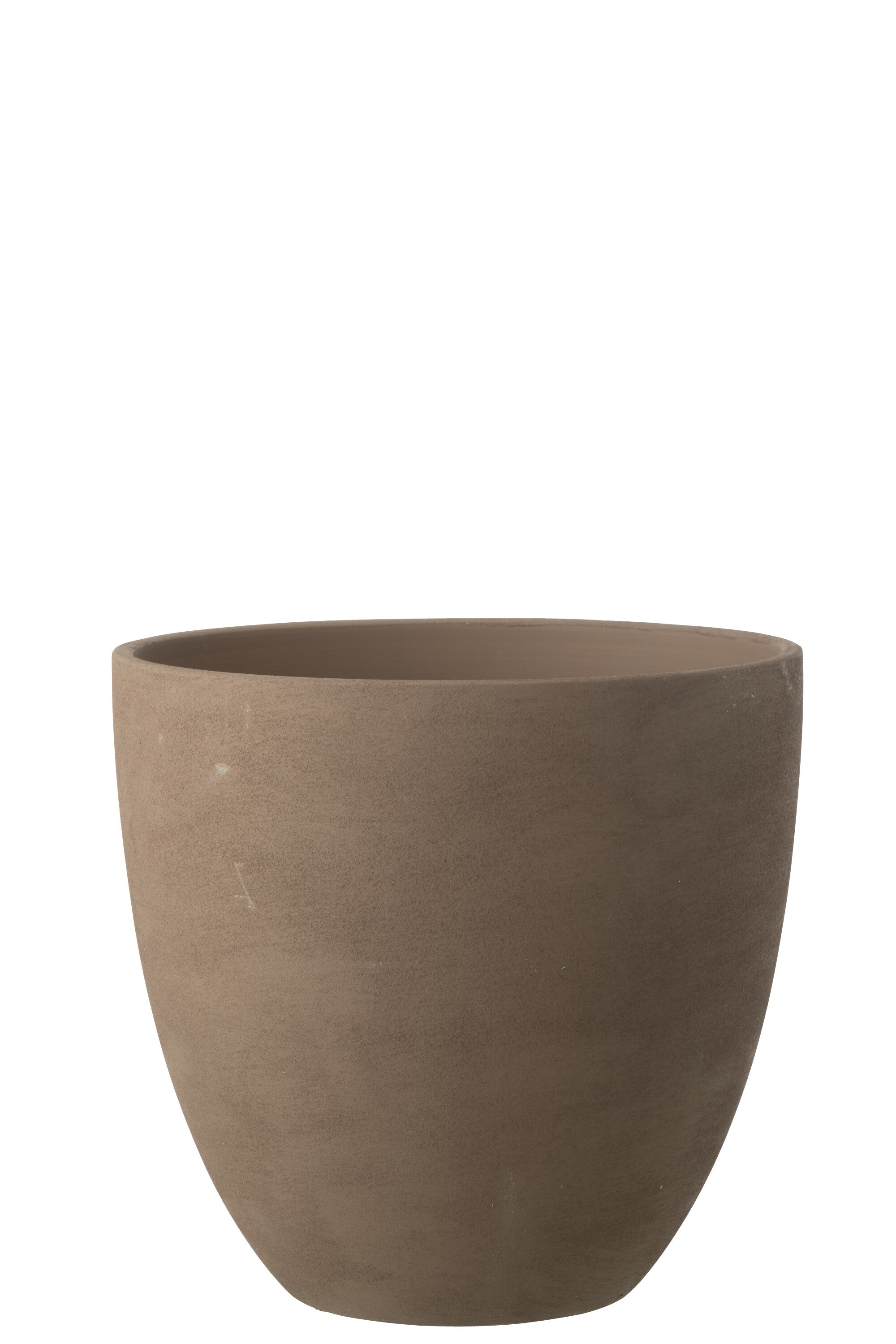 J-Line bloempot Rond - keramiek - taupe - extra large