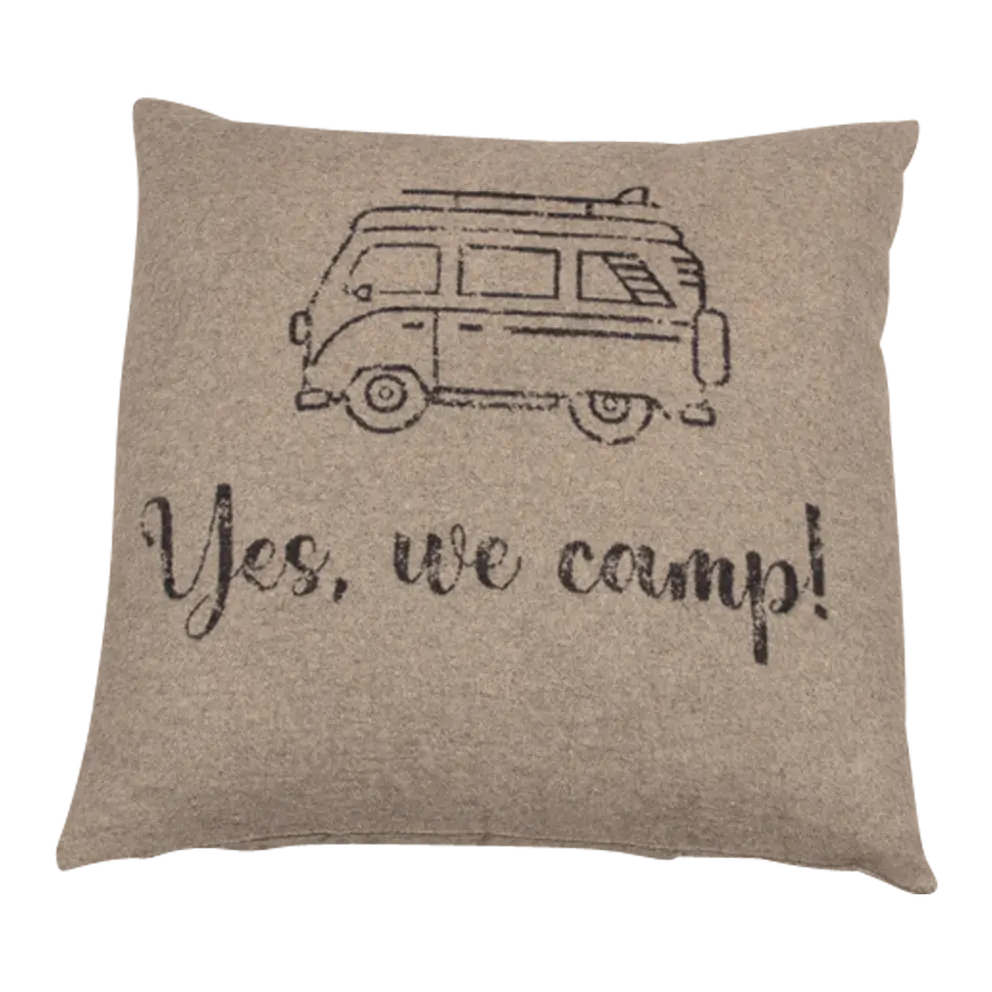Zierkissenhülle Camping