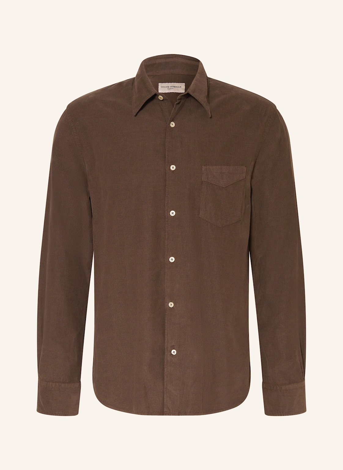 Officine Générale Cordhemd BENOIT Comfort Fit