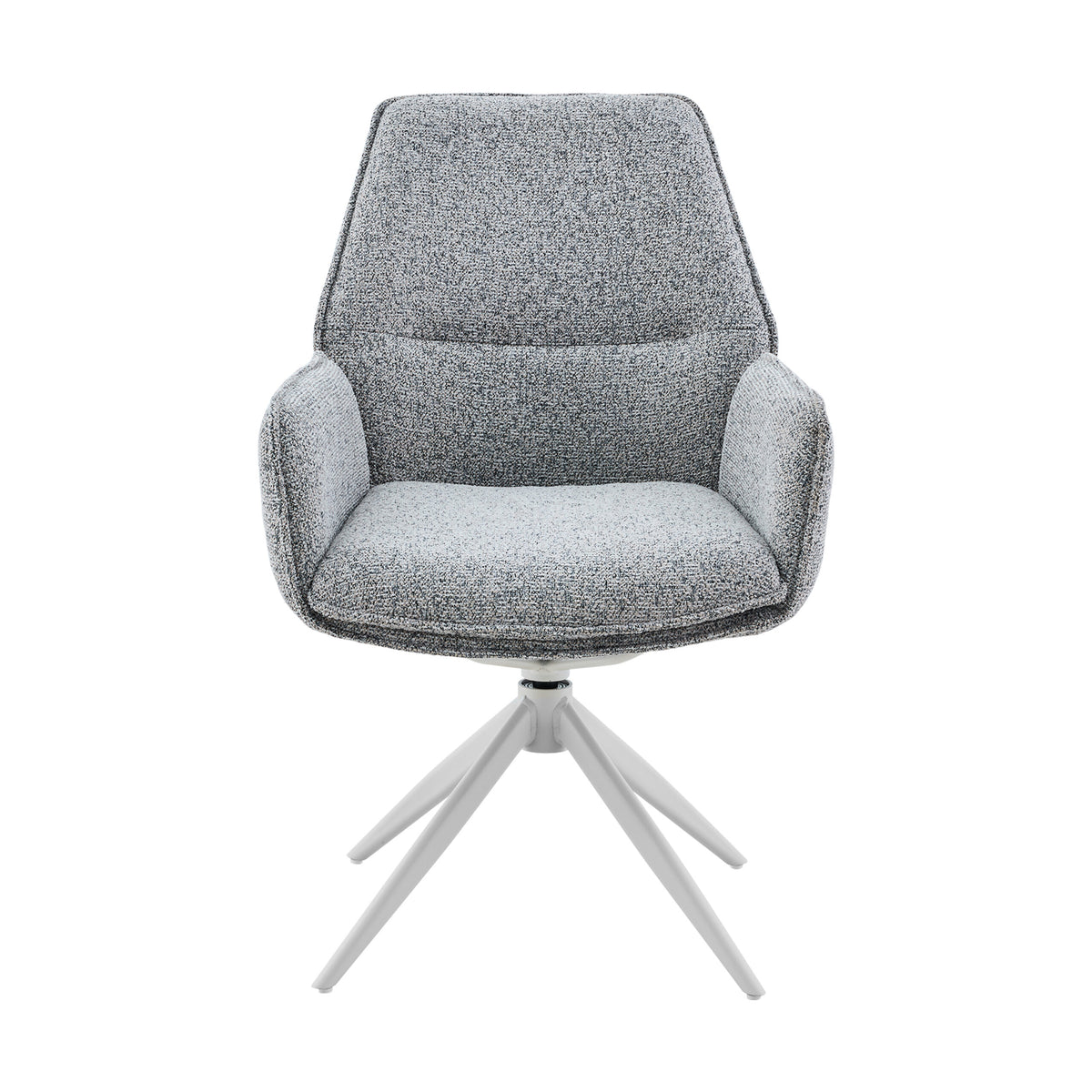 Starfurn eetkamerstoel Hera - grijs - 63x63x83cm - Set van 2