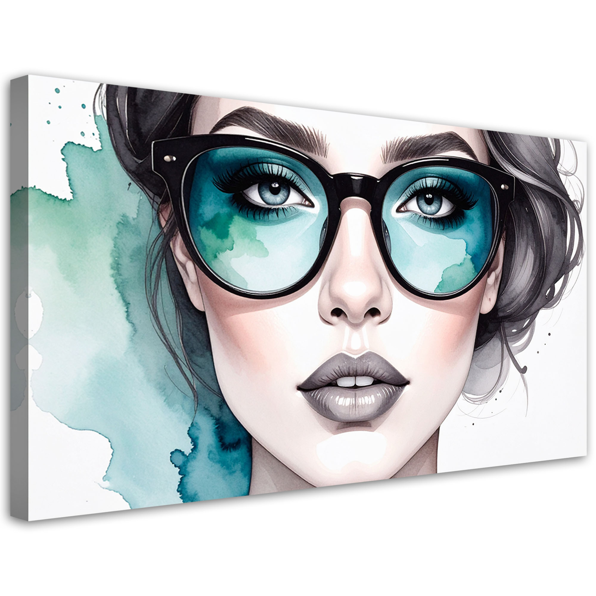 Obraz do sypialni salonu biura, Glamour Kobieta 80x40