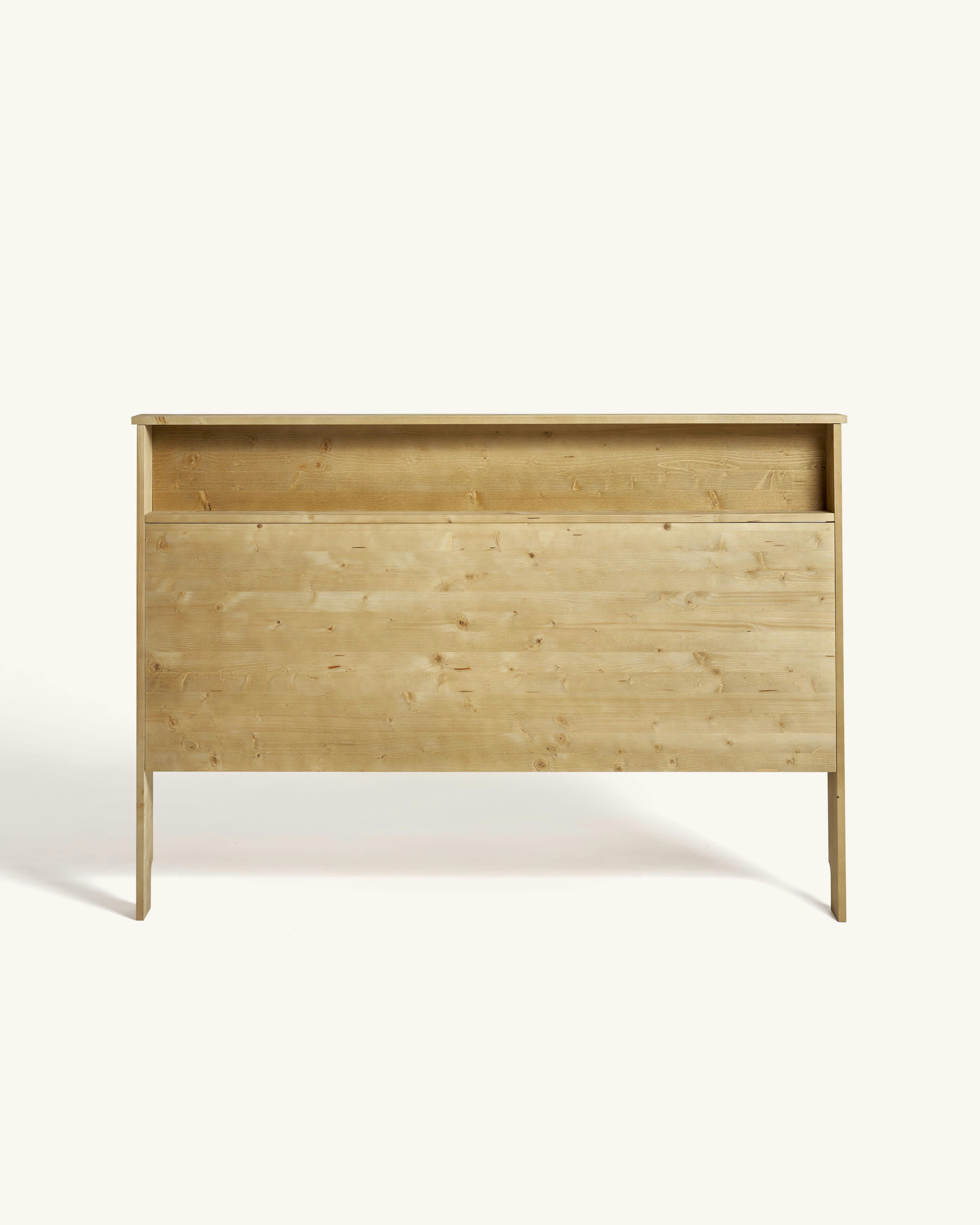 IGOR - Tête de lit avec rangement pour lit 150 cm en couleur naturel